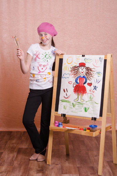 risilla sonrisas educacion arte adolescente pintura