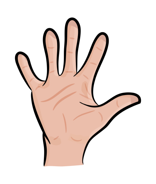 Imagen de la mano humana de dibujos animados gesto de - Foto de archivo  #23012981 | Agencia de stock PantherMedia