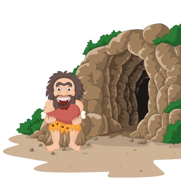 El cavernícola de dibujos animados - Stockphoto #25728574 | Agencia de  stock PantherMedia
