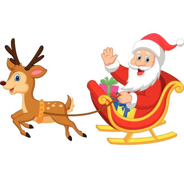 Dibujos animados divertidos de Santa en su trineo de - Stockphoto #25074056 | Agencia de stock PantherMedia Dibujos animados divertidos de Santa en su trineo de - Stockphoto #25074056 | Agencia de stock PantherMedia