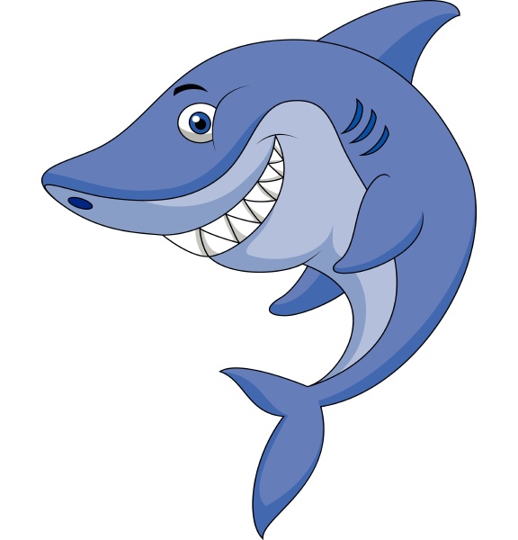 dibujos animados de tiburones