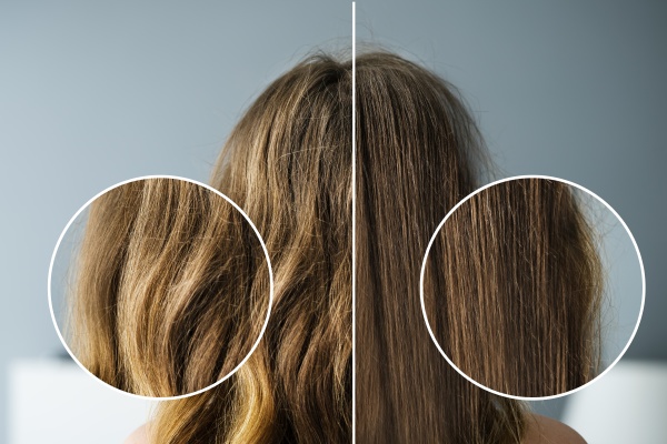cabello de mujer antes y despues