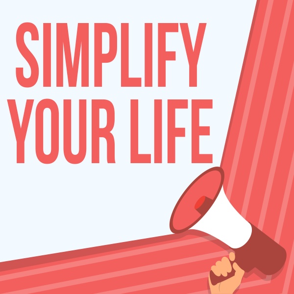 conceptual, caption, simplify, your, life, - 30805556