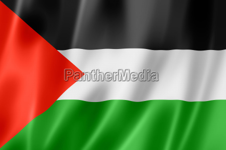 Bandera Palestina Foto de stock y más banco de imágenes de bandera