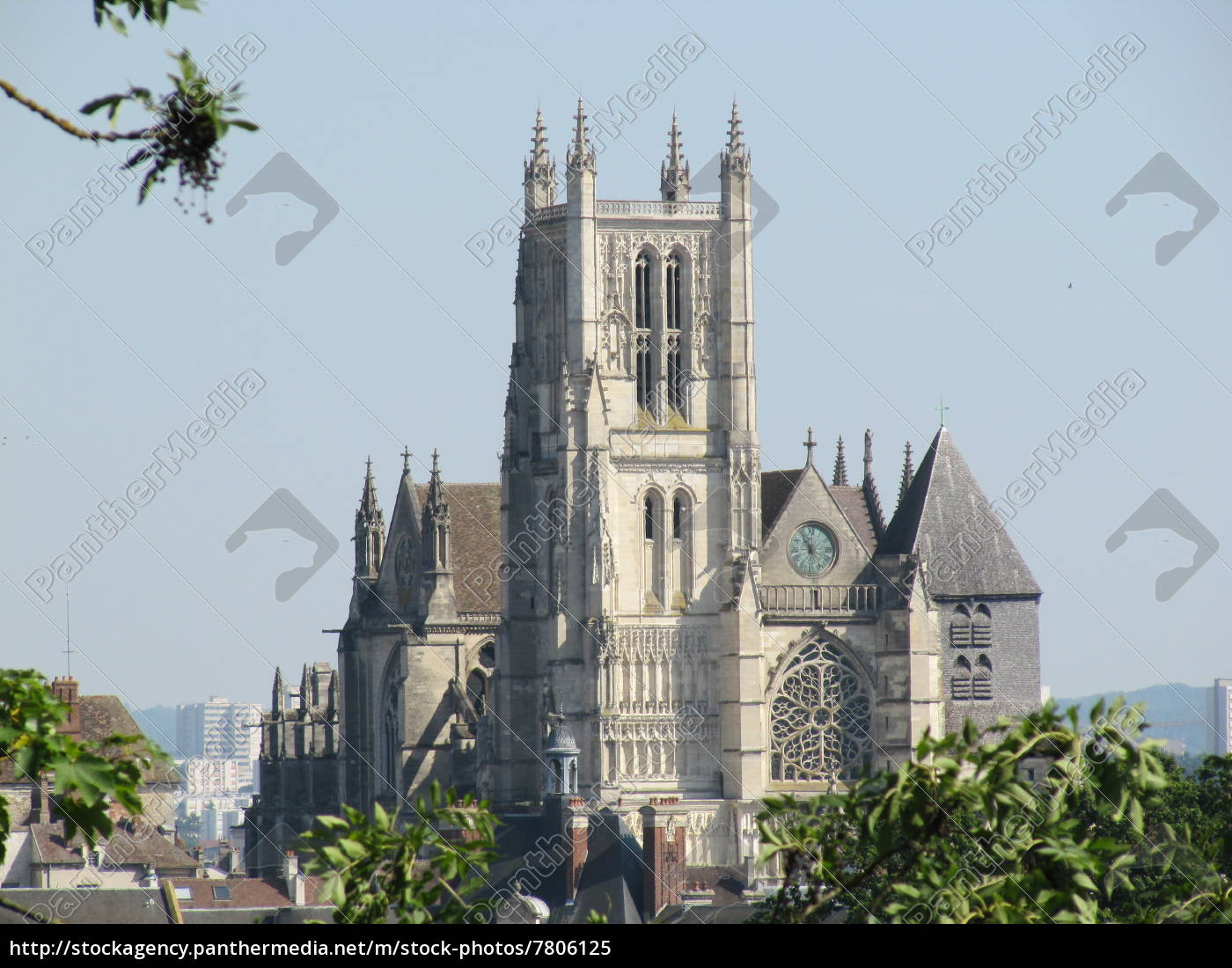 Catedral De Saint Etienne En Meaux Francia Foto De Archivo Agencia De Stock Panthermedia