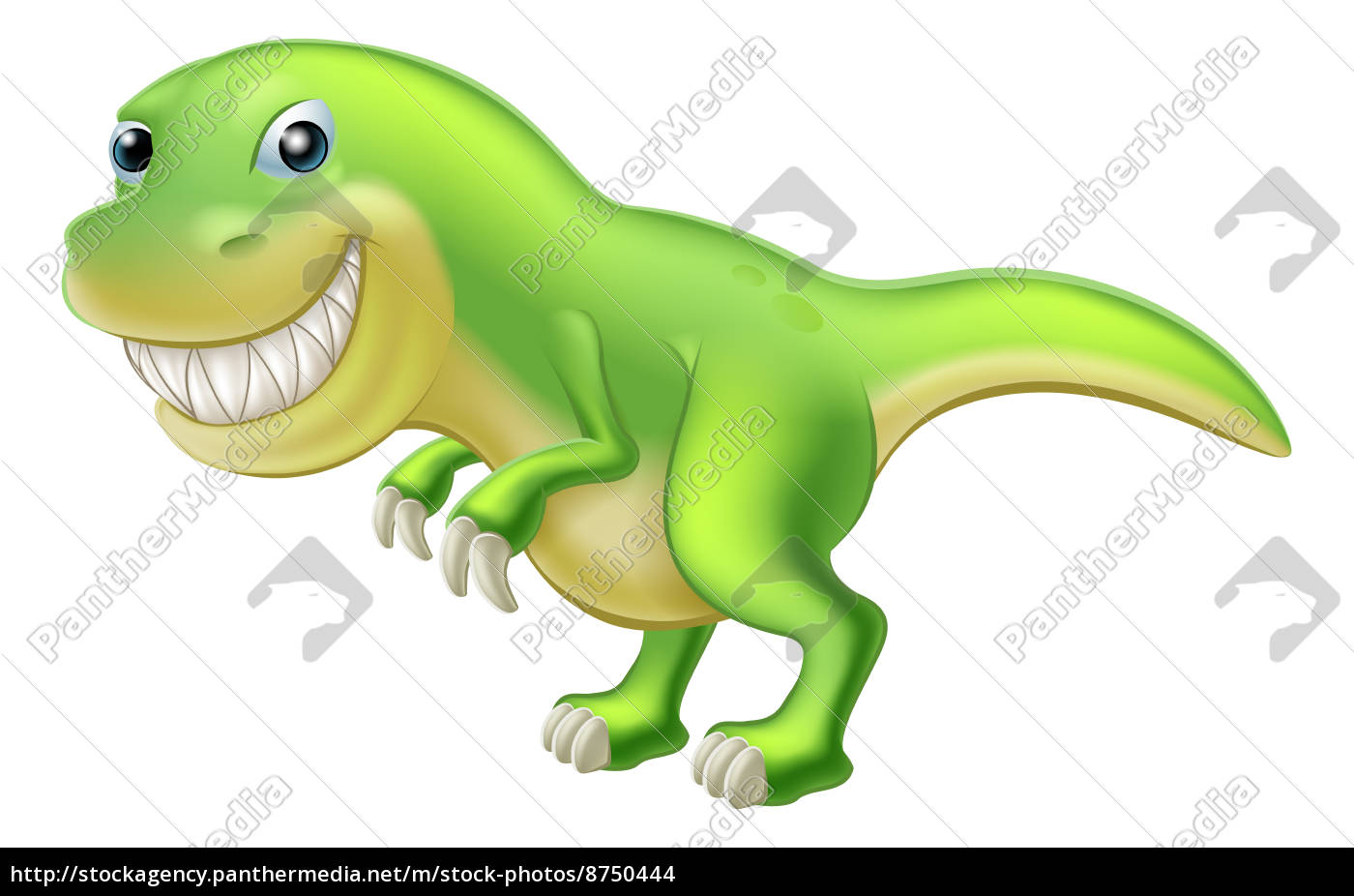 Tyrannosaurus Dinossauro Desenho Animado Personagem Etiqueta Ilustração  imagem vetorial de interactimages© 533688278