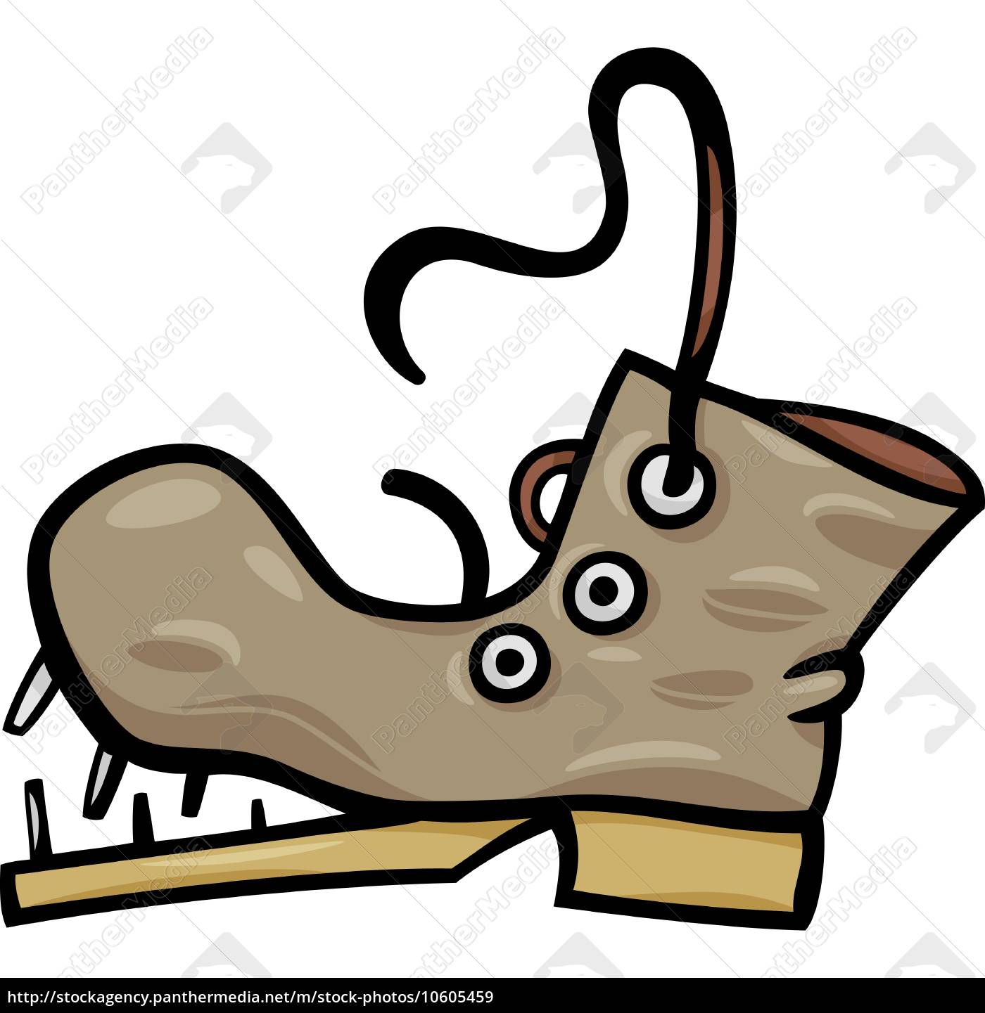 viejo zapato o dibujos animados de dibujos animados de - Stockphoto