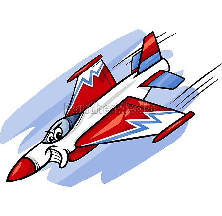 Ilustración de dibujos animados de aviones de combate - Stockphoto  #11250627 | Agencia de stock PantherMedia
