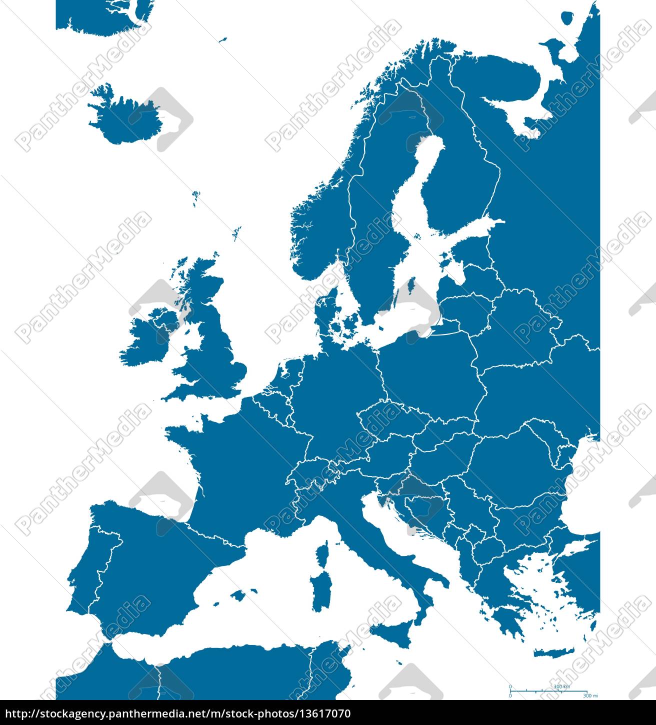 europa mapa político esquema - Stockphoto - #13617070 | Agencia de