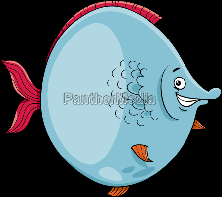 personaje de dibujos animados de peces grandes - Foto de archivo #20361131  | Agencia de stock PantherMedia