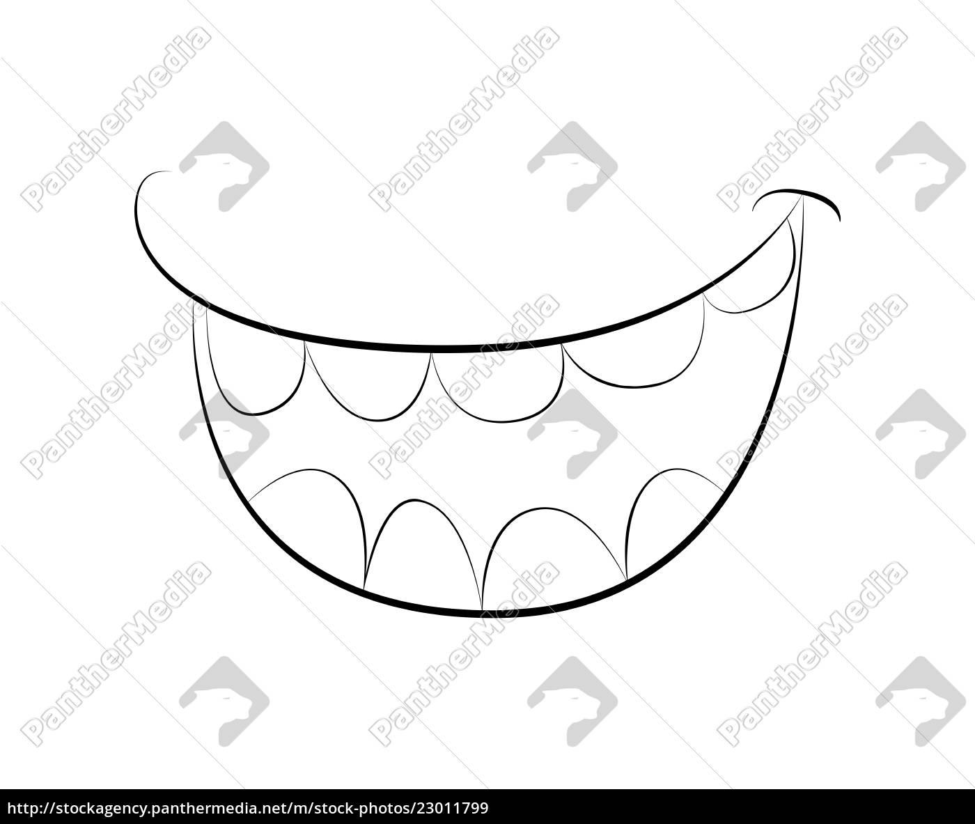 clipart de sonrisa de boca