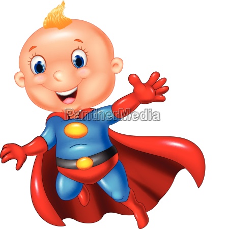 Niño superhéroe de dibujos animados - Stockphoto #25053896 | Agencia de  stock PantherMedia