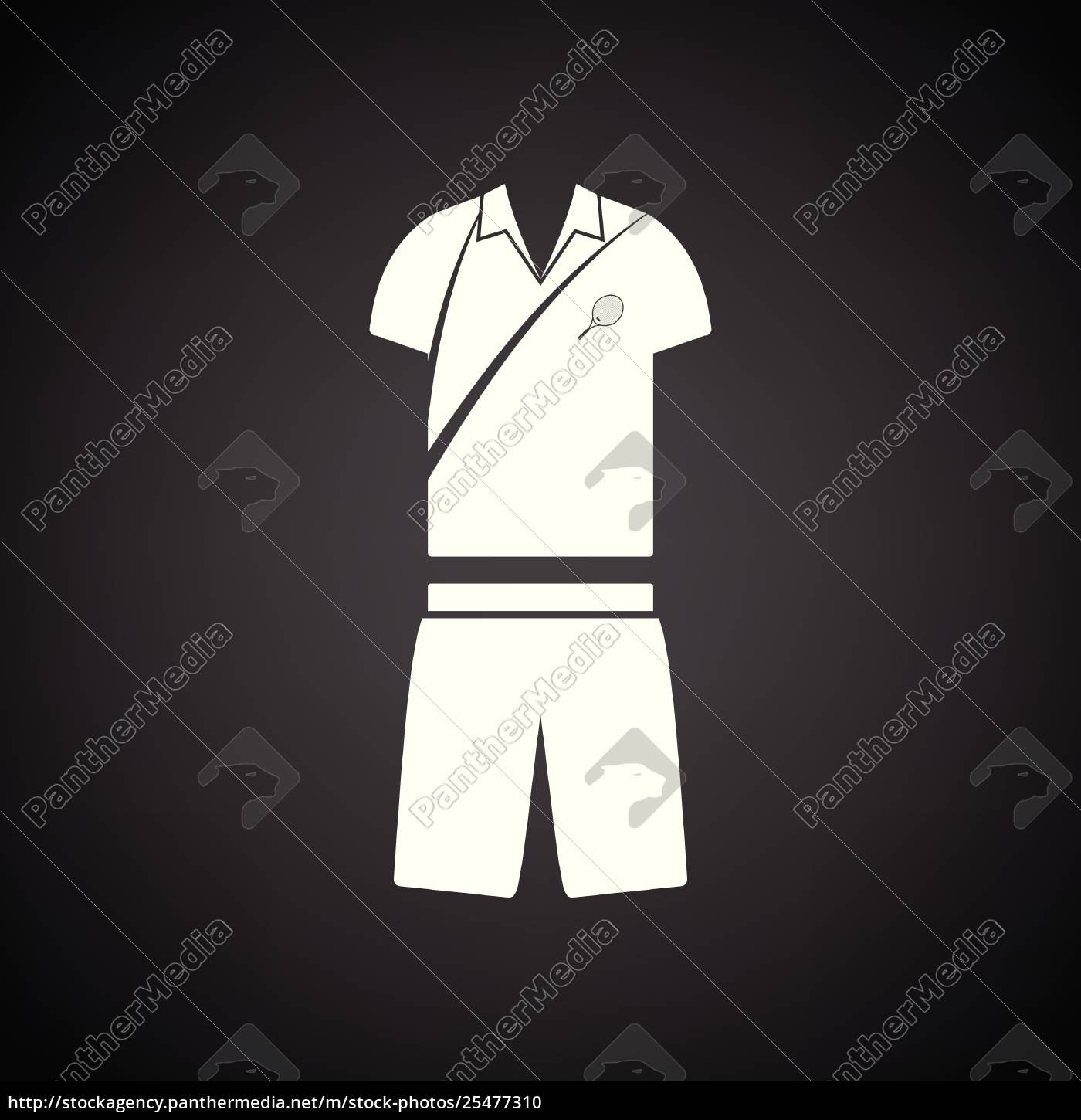 Icono de hombre de tenis uniforme Stockphoto 25477310 Agencia