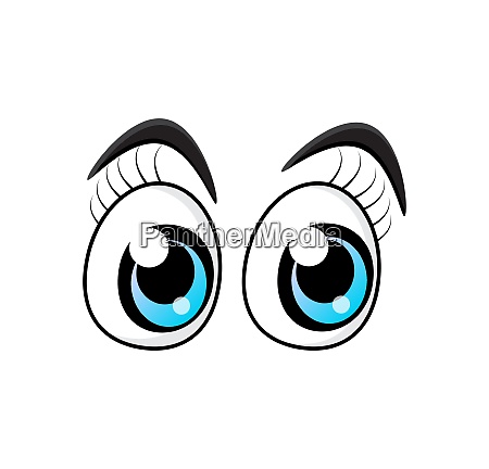 Ojos de personajes de dibujos animados azules con - Stockphoto #25922548 |  Agencia de stock PantherMedia