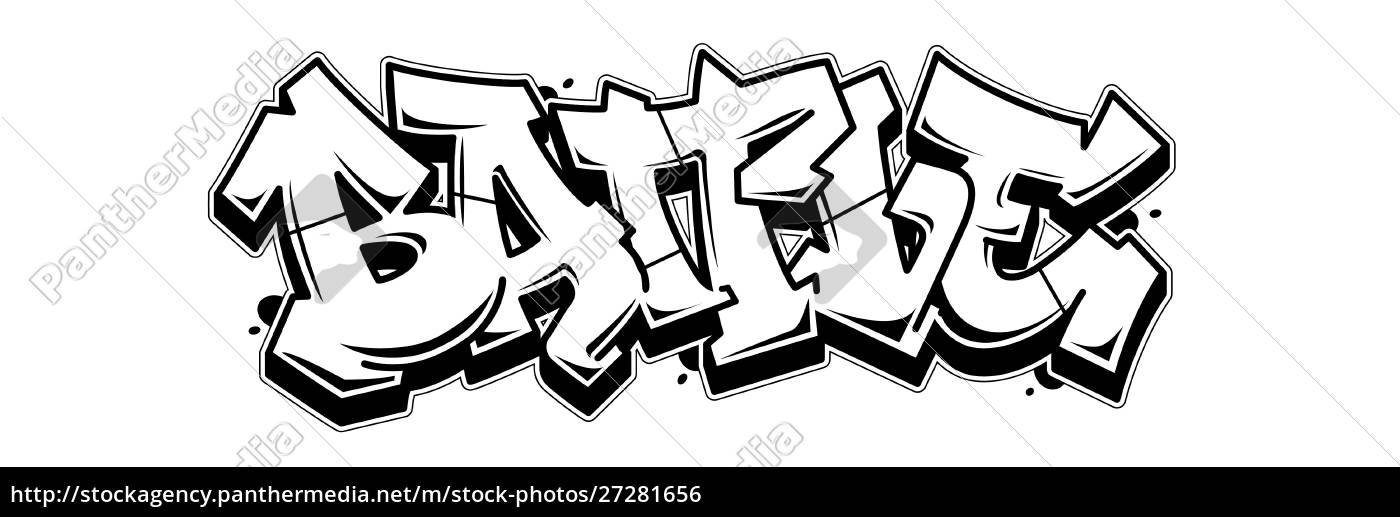 graffiti de letras