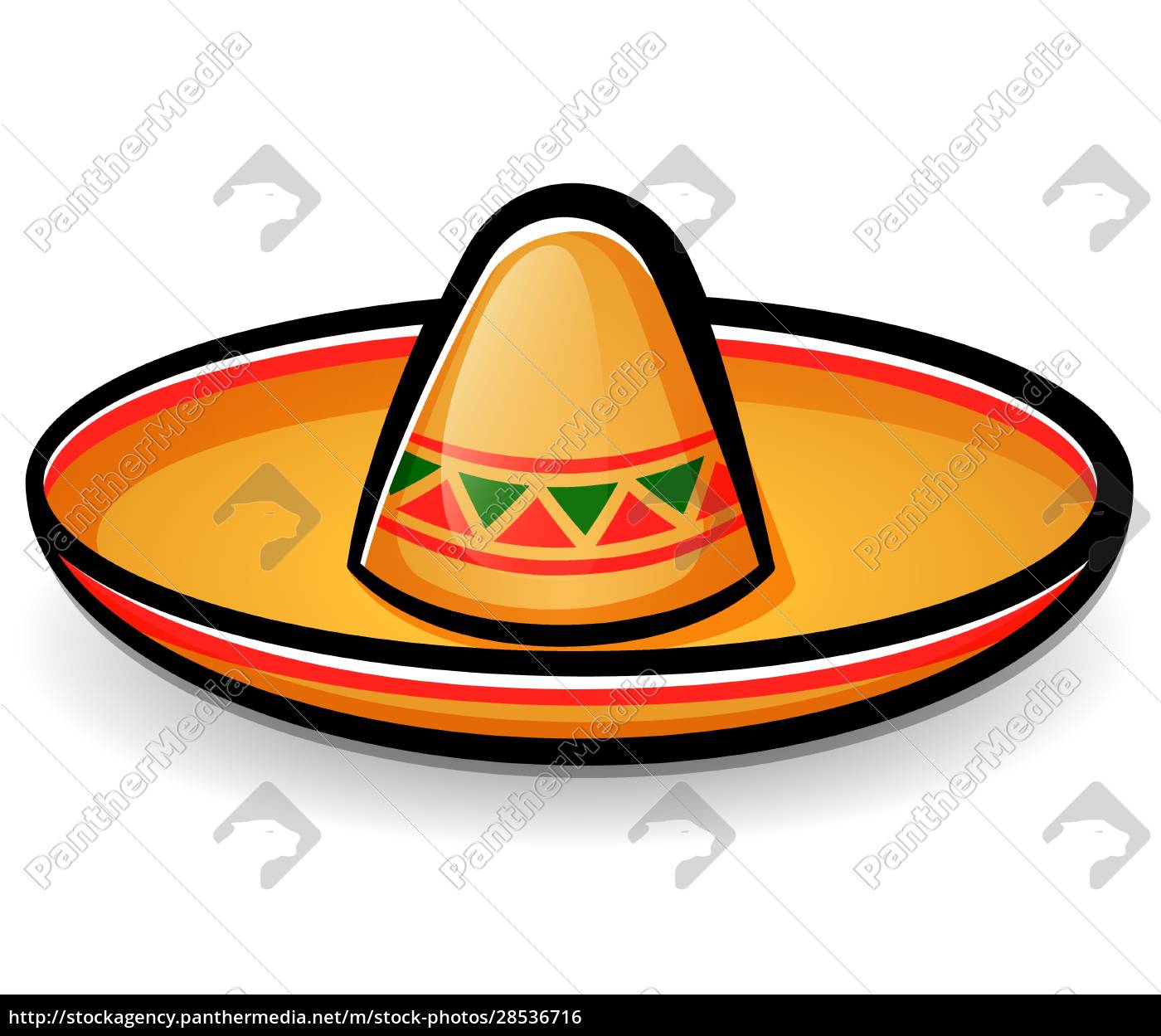 sombrero mexicano dibujo